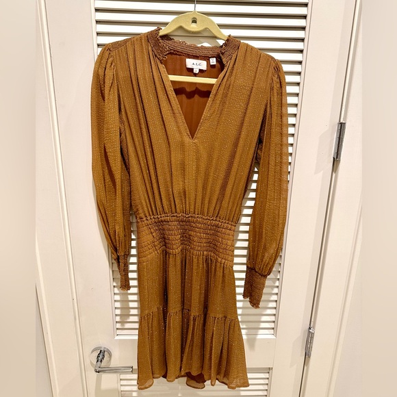 A.L.C. Silk metallic thread “Silvie” mini dress - Picture 5 of 5